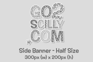 go2scilly accommodation activities shopping - sample side banner half size advert